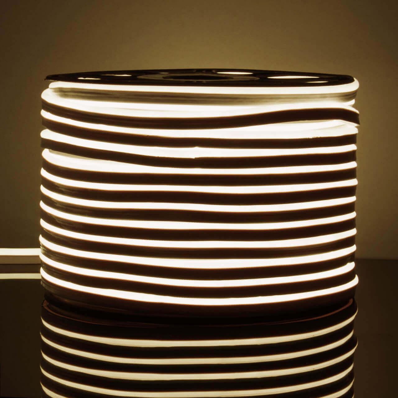 фото гибкий неон elektrostandard 9,6w/m 120led/m 2835smd дневной белый 50m a052994 | 220svet.ru