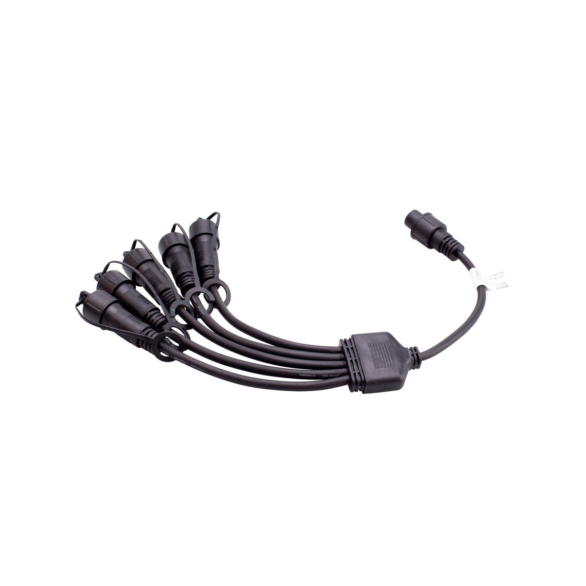 фото провод-разветвитель для гирлянд uniel ucx-f90 s5/0.4m/bk ul-00013237 | 220svet.ru