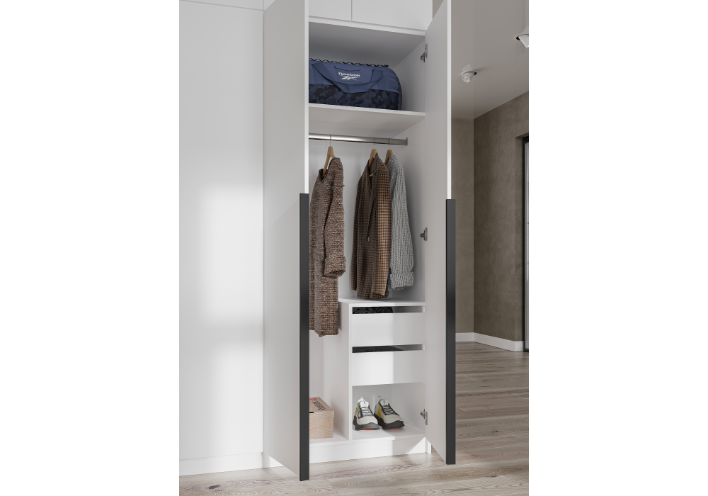 фото шкаф woodville широн белый 586593 | 220svet.ru