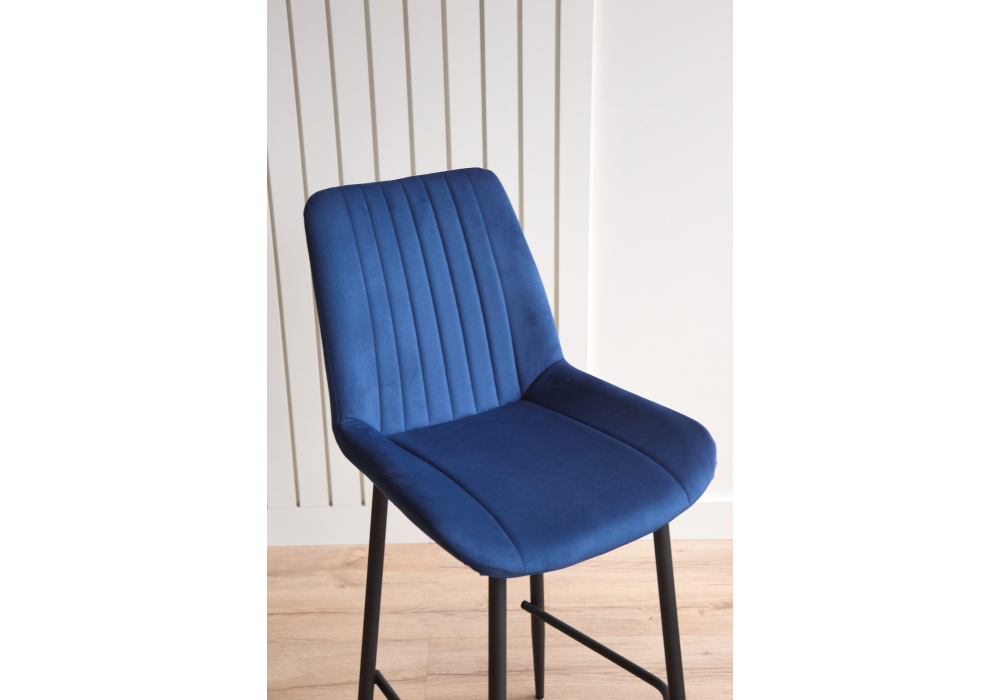 фото стул woodville седа синий (zd 798) / черный 632621 | 220svet.ru
