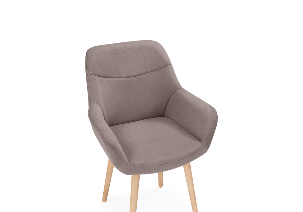 фото стул деревянный woodville флюид латте (zd 290) / светлое дерево 642978 | 220svet.ru