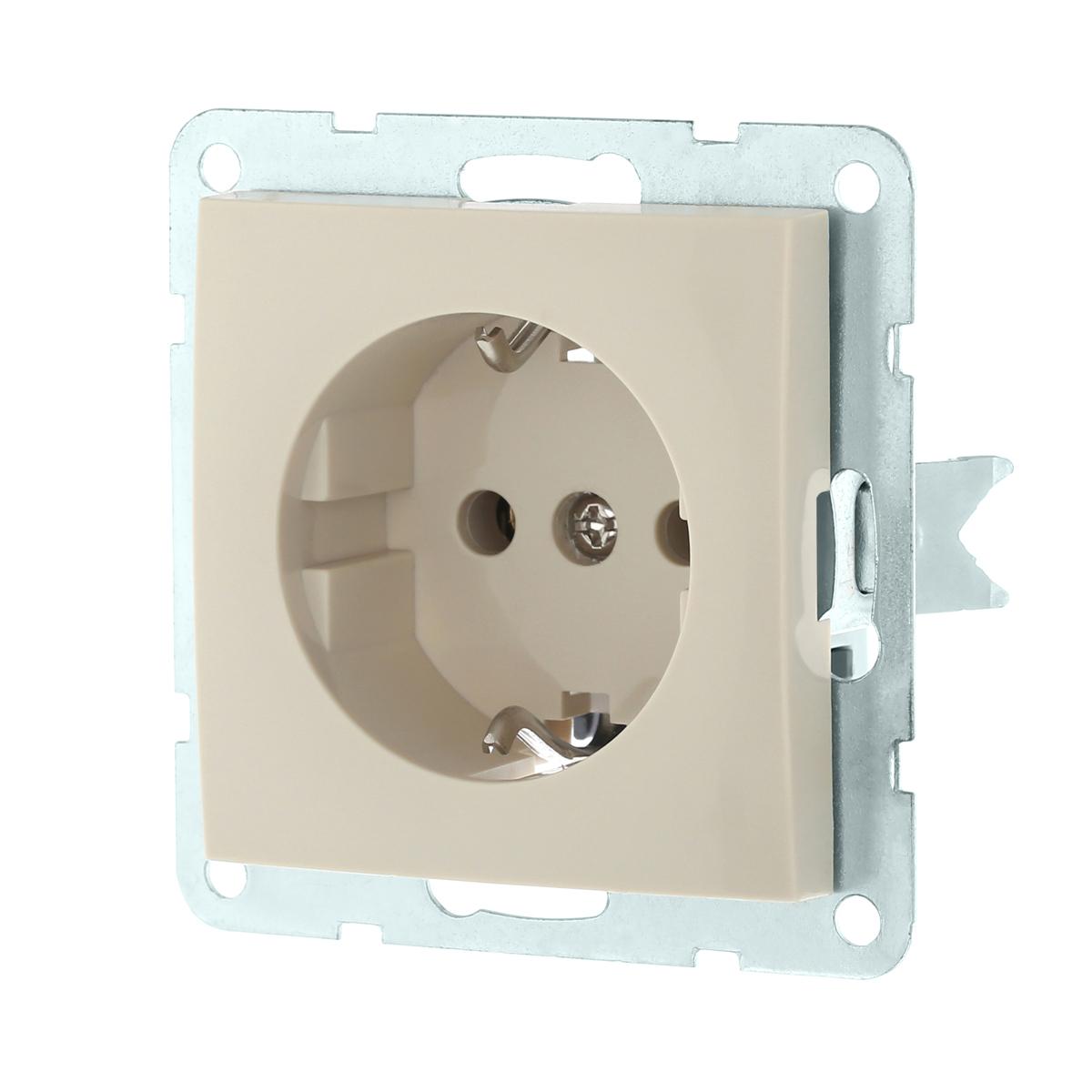 фото розетка lk studio с з/к, без шторок (бежевый) lk60 863101-1 | 220svet.ru