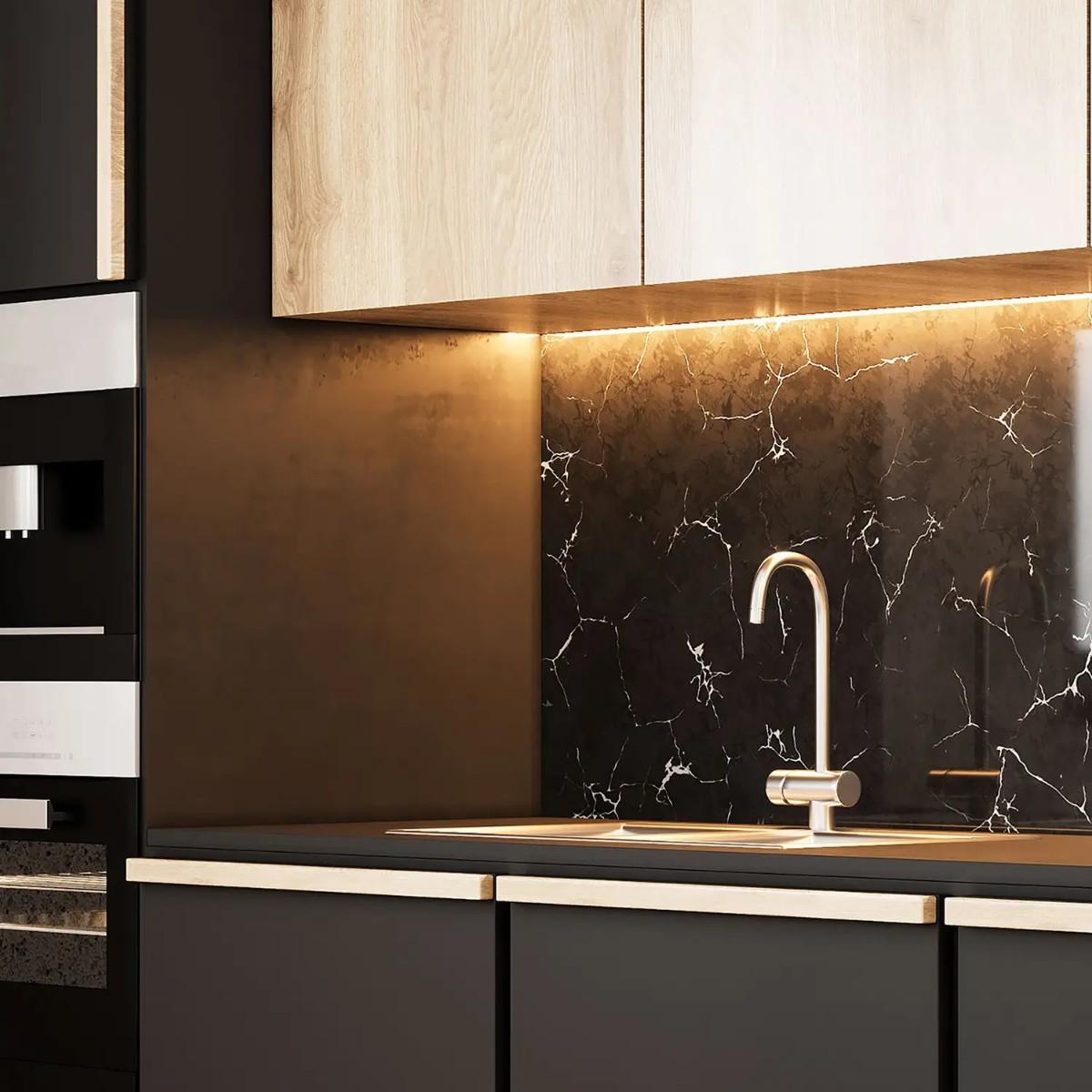 фото лента gauss 6w/m 60led/m 2835smd теплый белый 5m bt013 | 220svet.ru