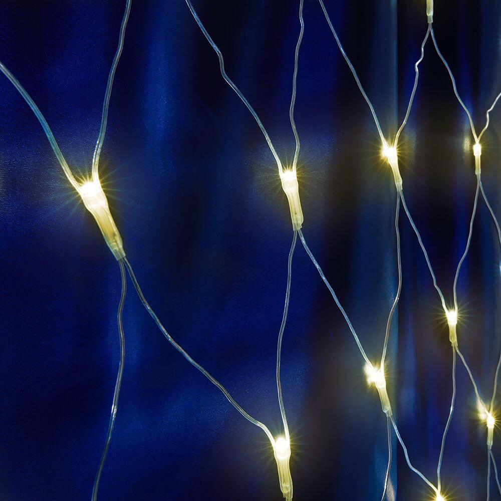 фото светодиодная гирлянда feron сеть 230v теплый белый 8 режимов cl31 48174 | 220svet.ru