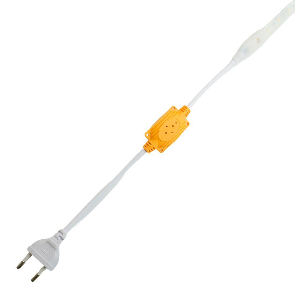 фото светодиодная влагозащищенная лента saffit 6w/m 60led/m 2835smd дневной белый 50м sst20 55244 | 220svet.ru