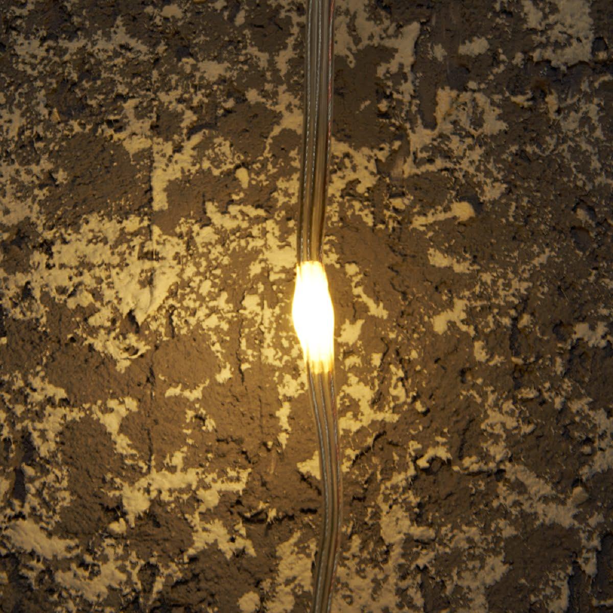 фото светодиодная гирлянда feron занавес 230v 2700k теплый белый с эффектом водопада cl27 48598 | 220svet.ru