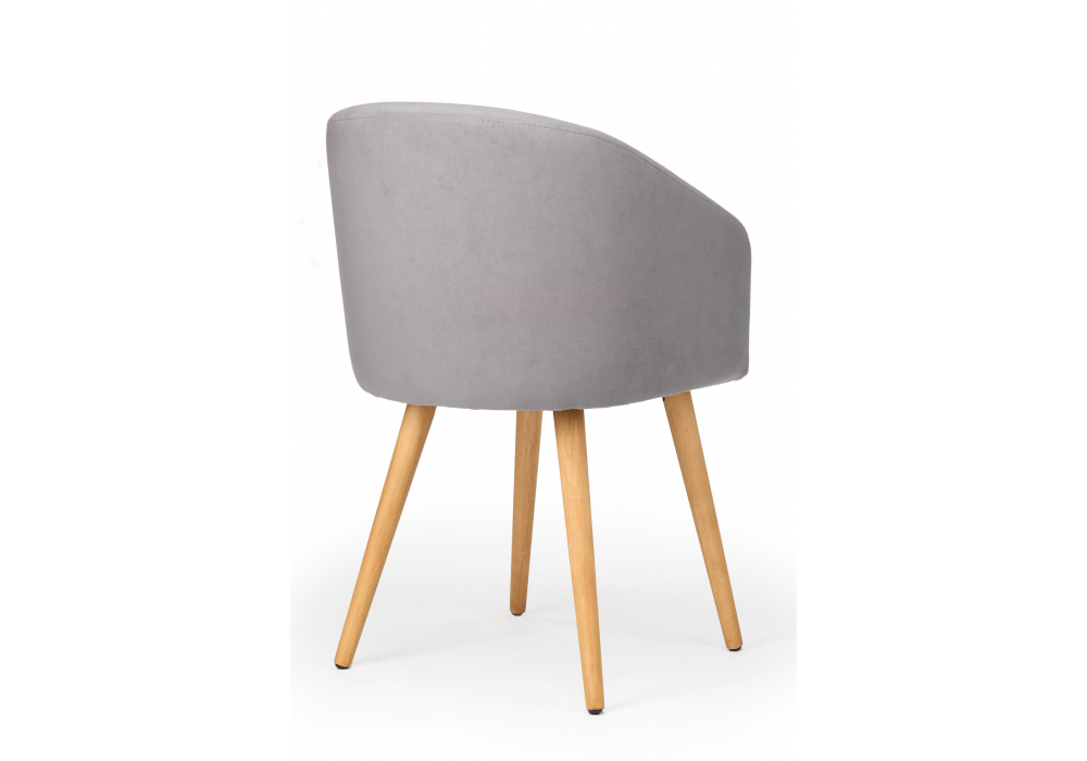 фото стул деревянный поворотный woodville монер темно-серый (glory 20) / светлое дерево 632659 | 220svet.ru