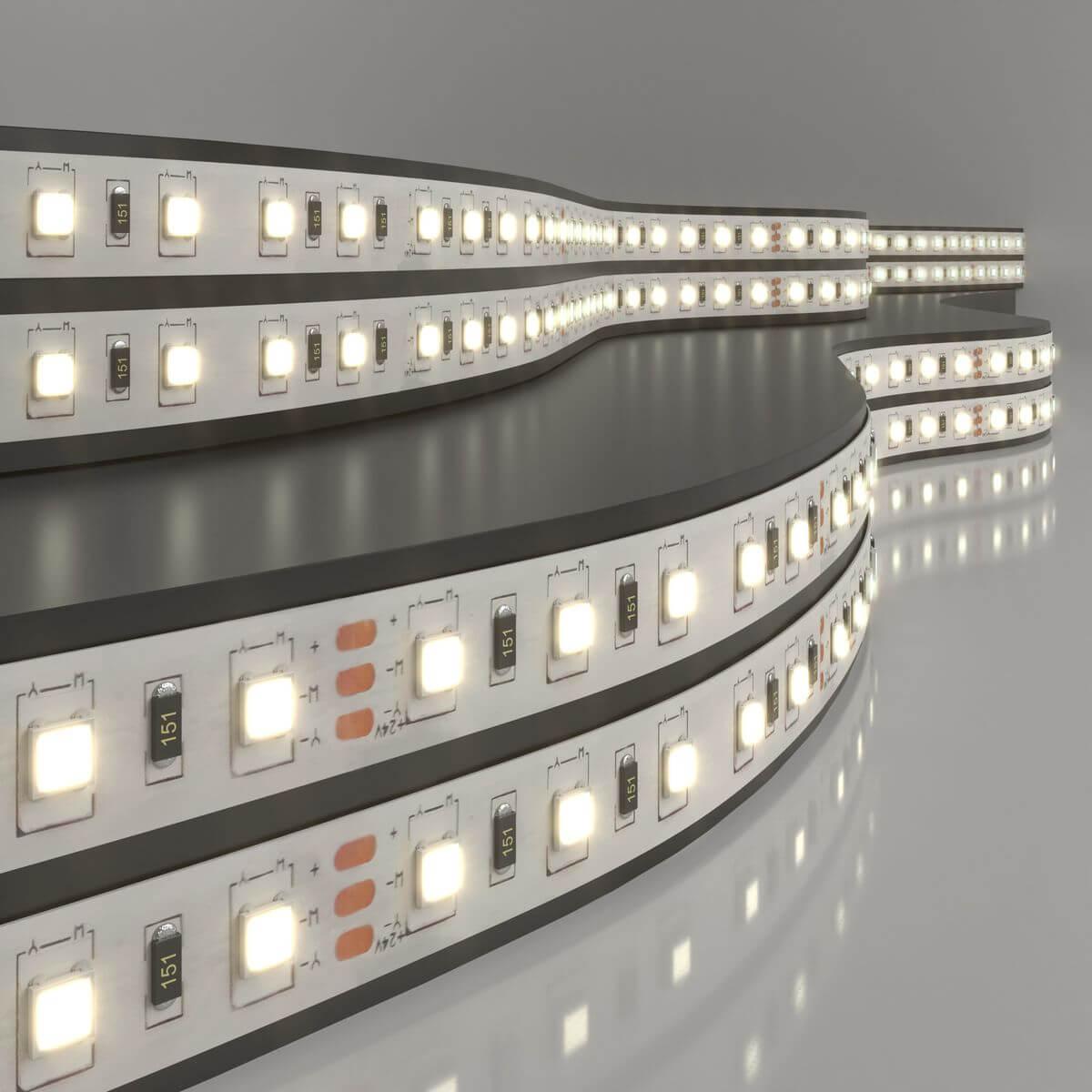 фото светодиодная лента elektrostandard 14,4w/m 60led/m 5050smd дневной белый 5m a053683 | 220svet.ru