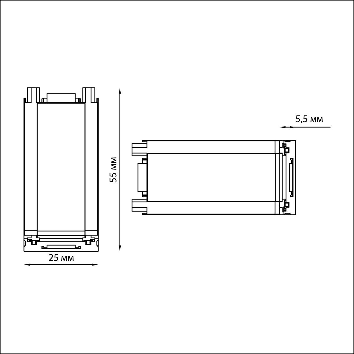фото соединитель г-образный с токопроводом novotech shino smal 135213 | 220svet.ru