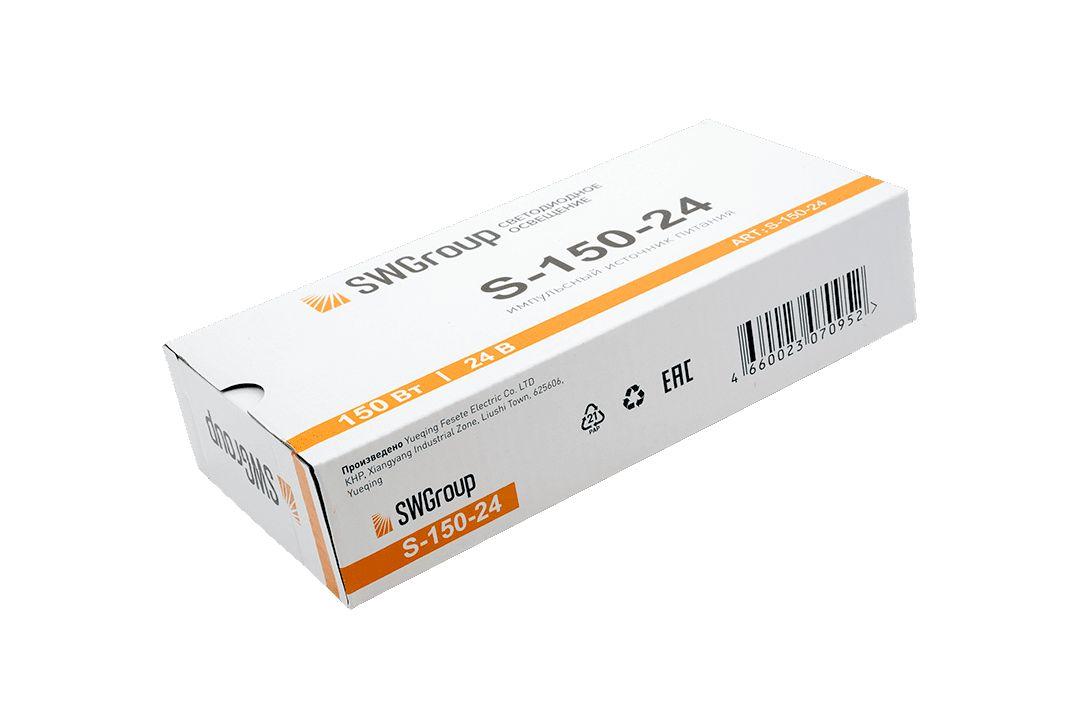 фото блок питания swg 24v 150w ip20 6,25a s-150-24 000108 | 220svet.ru