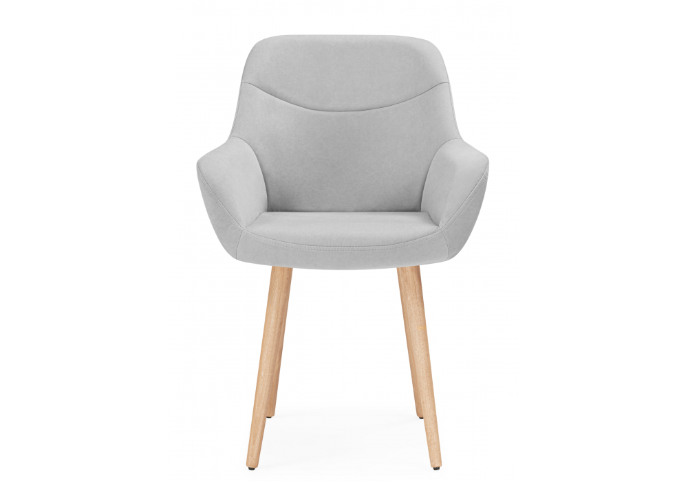 фото стул деревянный woodville флюид светло-серый (zd 960) / светлое дерево 642950 | 220svet.ru