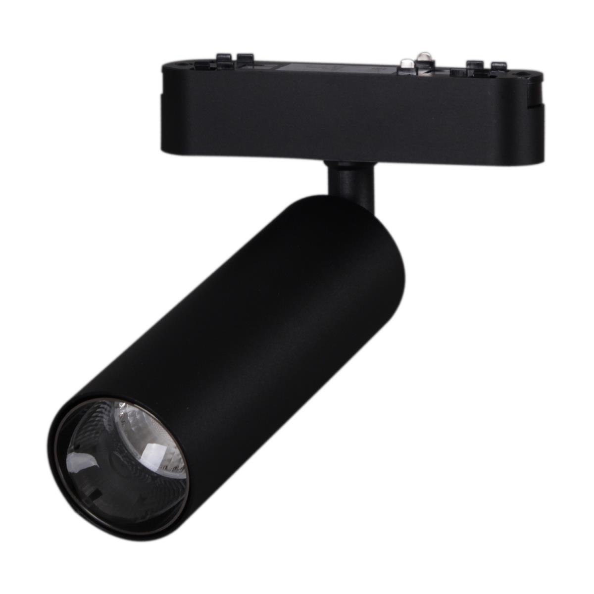 фото трековый магнитный светодиодный светильник reluce 13005-9.3-001ur magnetic led15w bk | 220svet.ru