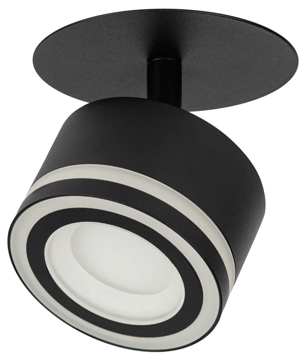 фото светильник встраиваемый эра dk114 bk под лампу gx53 поворотный черный б0059790 | 220svet.ru