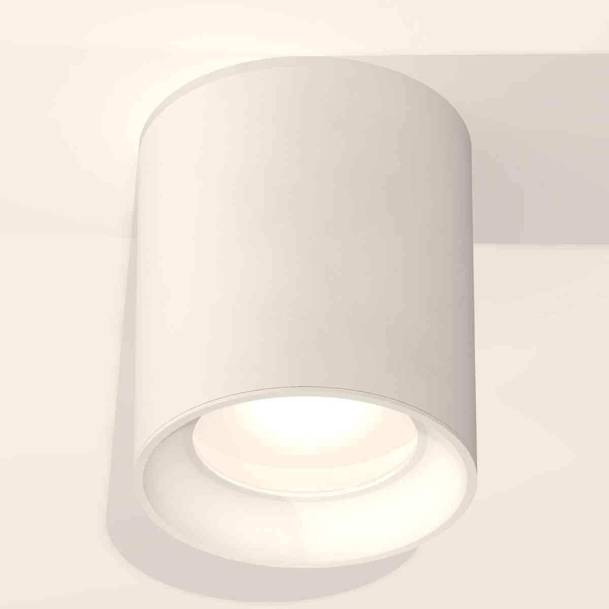 фото комплект накладного светильника ambrella light techno spot xs7421010 swh белый песок (c7421, n7020) | 220svet.ru