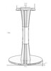 Миниатюра фото подстолье обеденное dobrin giorgio lms-8810-12984 | 220svet.ru