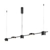 Миниатюра фото подвесной светодиодный светильник crystal lux tristan sp5 l1200 black | 220svet.ru