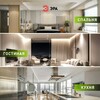 Миниатюра фото светильник встраиваемый декоративный эра kl102 wh/ch под лампу mr16 gu5.3 белый/хром б0056354 | 220svet.ru