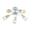 Миниатюра фото потолочная люстра escada calla 1109/5p white | 220svet.ru