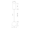 Миниатюра фото подвесной светодиодный светильник elektrostandard giro 50215/1 led хром a055675 | 220svet.ru