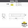 Миниатюра фото светильник для подсветки лестниц встраиваемый fumagalli nina 270 8c1.000.000.byp1l | 220svet.ru