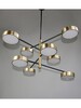 Миниатюра фото подвесная светодиодная люстра zortes lunar zrs.01243.08 | 220svet.ru