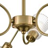 Миниатюра фото потолочная люстра на штанге lumion imana 8154/6c медный | 220svet.ru