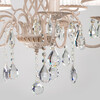 Миниатюра фото подвесная люстра с хрустальными подвесками eurosvet amelia 10054/5 | 220svet.ru