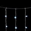 Миниатюра фото гирлянда занавес облегченный 2 x 2 м белый 220в, 400 led, провод прозрачный пвх, ip54 ltc pcl400not-10-2w | 220svet.ru