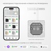 Миниатюра фото умный сенсорный выключатель одноклавишный серебряный werkel w4513006 | 220svet.ru
