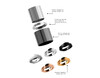 Миниатюра фото насадка передняя поворотная для корпуса светильника ambrella light diy spot n7004 | 220svet.ru