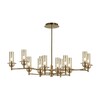 Миниатюра фото потолочная люстра на штанге lumion madonna 6554/12c бронза | 220svet.ru