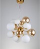 Миниатюра фото подвесная люстра lumina deco galaksida ldp 8565-10/16 gd+tea | 220svet.ru