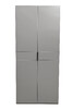 Миниатюра фото шкаф alto двухдверный с полками garda decor gd-10013/2-6(глухой) | 220svet.ru