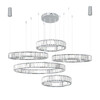Миниатюра фото подвесной светильник loft it crystal ring 10135/5 chrome | 220svet.ru