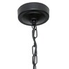 Миниатюра фото уличный подвесной светильник манхеттен черный элетех 1030480549 | 220svet.ru