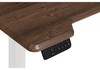Миниатюра фото компьютерный стол с механизмом подъема woodville маркос 140х80х75 орех кантри / белый 578405 | 220svet.ru