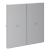 Миниатюра фото клавиши для выключателя жалюзи voltum s70 vls002516 (серый) | 220svet.ru