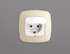 Миниатюра фото лицевая панель для розетки с заземлением со шторками и крышкой ip44 ambrella volt quant omega op1080 | 220svet.ru
