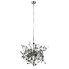 Миниатюра фото подвесной светильник crystal lux garden sp3 d400 chrome | 220svet.ru