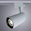 Миниатюра фото трековый однофазный светодиодный светильник arte lamp barut a4563pl-1wh | 220svet.ru