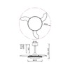 Миниатюра фото люстра-вентилятор mantra slim fan mini 9008 | 220svet.ru