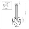 Миниатюра фото подвесной светодиодный светильник odeon light l-vision 6638/45l  | 220svet.ru