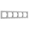 Миниатюра фото рамка из поликарбоната на 5 постов werkel hammer серебряный w0052406 | 220svet.ru