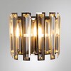 Миниатюра фото настенный светильник arte lamp amber a1028ap-2bk | 220svet.ru