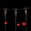 Миниатюра фото гирлянда занавес 2 x 2 м красный 220в, 400 led, провод черный пвх, ip54 ltc pcl402-11-2r | 220svet.ru