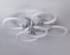 Миниатюра фото потолочная светодиодная люстра ambrella light acrylica original fa3841 | 220svet.ru