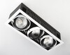 Миниатюра фото встраиваемый светодиодный светильник ambrella light cardano t813 bk/ch 3*12w 4200k | 220svet.ru