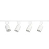 Миниатюра фото комплект однофазной трековой системы эра tr70-gu10-set-4-1 wh б0063933 | 220svet.ru