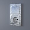 Миниатюра фото выключатель одноклавишный проходной werkel hammer серебряные w1212006 | 220svet.ru
