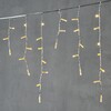 Миниатюра фото гирлянда бахрома с колпачком 3,1 x 0,5 м шампань, 120 led, провод прозрачный пвх, ip65 ltc pil120cap-10-2ch | 220svet.ru